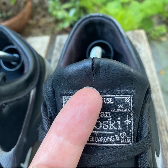 Nike Stefan Janoski Max NYC Edition Men's Size 11.5 Black Leather 749678-001 - Picture 9 of 15